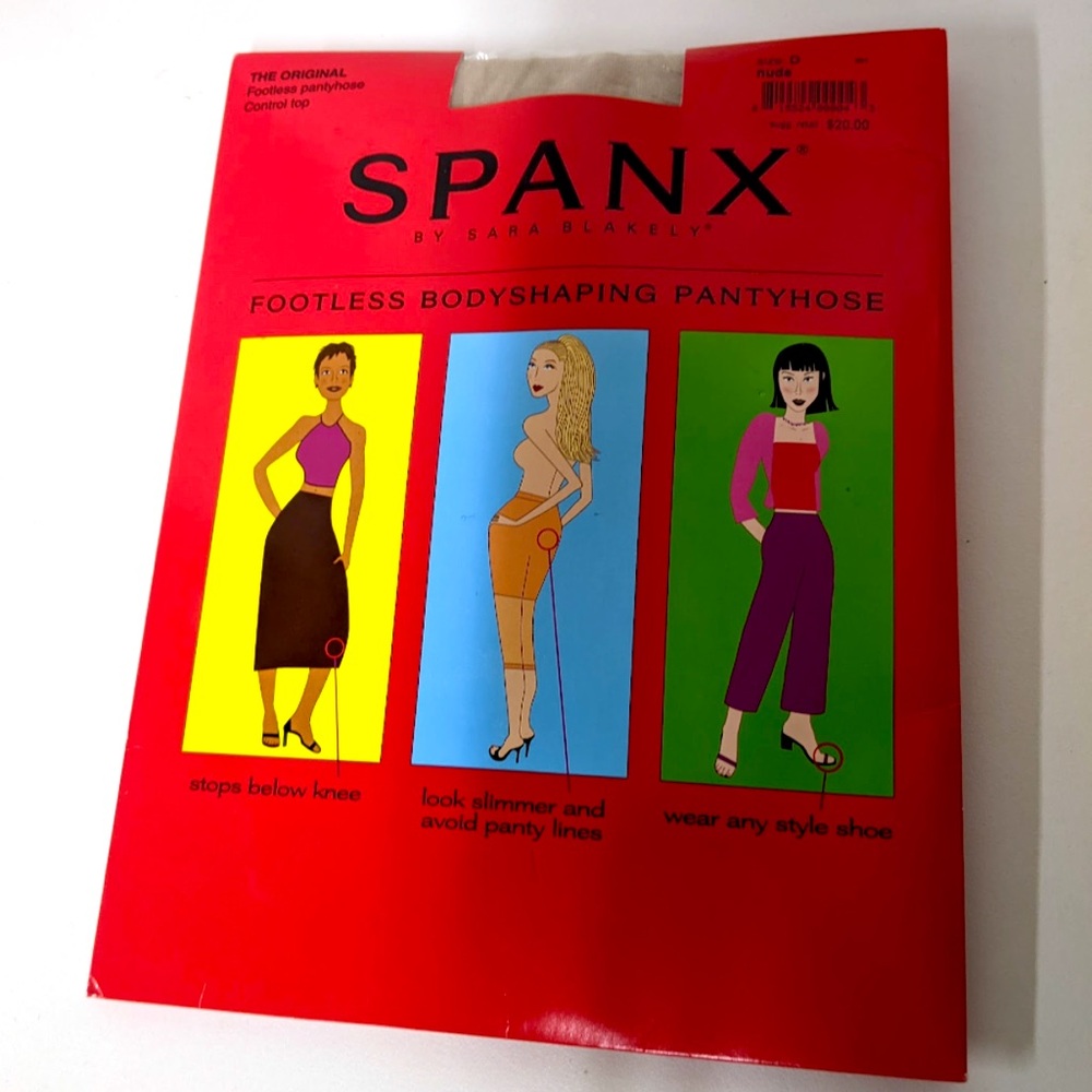 NWT Footless SPANX By Sara Blakely, Nude 1, Med Control, Size D